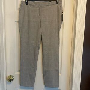 Dalia Women’s Gray Plaid Pants Trousers Sz 8 NWT